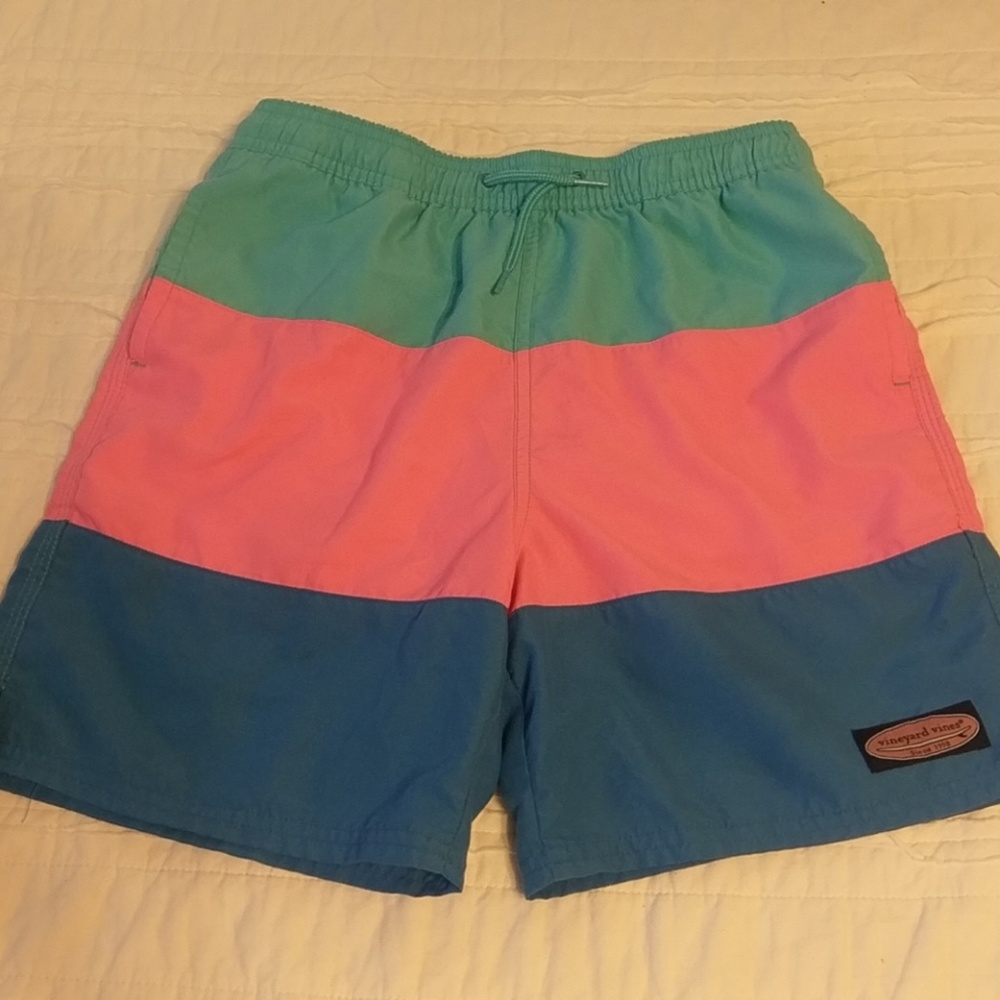 Vineyard Vines Boys Pieced Chappy Trunks